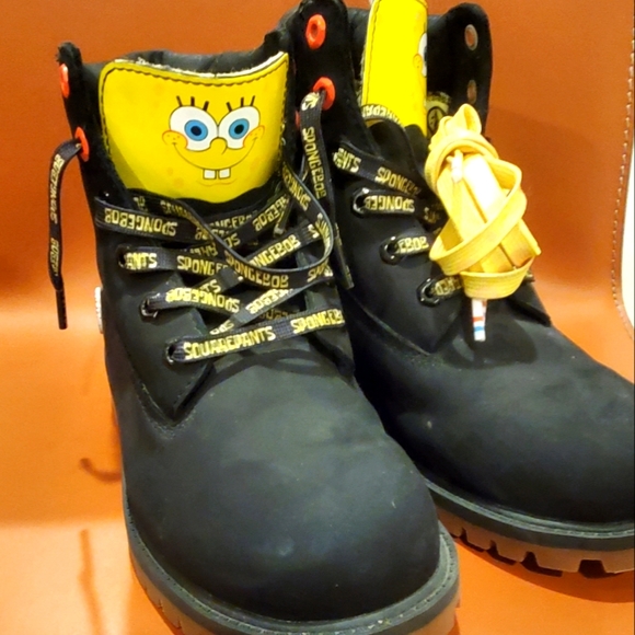 Big Boys Timberland SpongeBob boot - Picture 2 of 5
